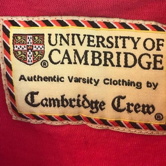 Cambridge University M men authentic red t-shirt vintage - Picture 5 of 8